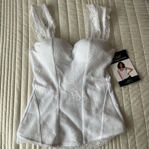 Spirit White Floral Lace Corset